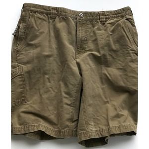 Columbia Khaki Cargo Utility Shorts Size 36